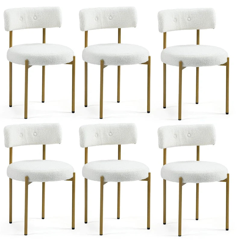 AVAWING Dining Chairs Mid-Century Modern Kitchen Chairs Set of 6