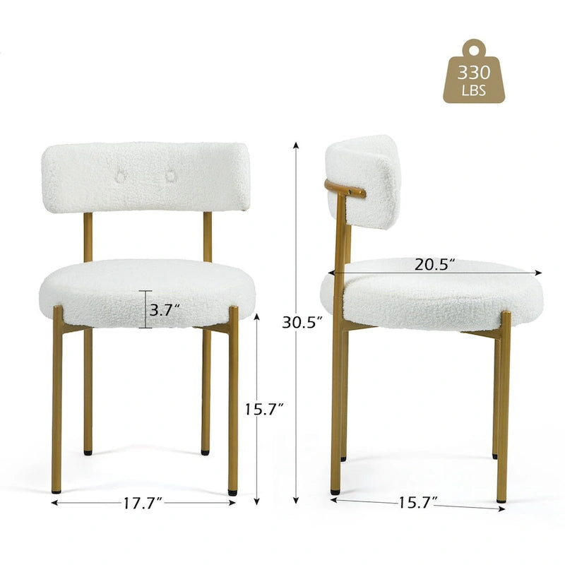 AVAWING Dining Chairs Mid-Century Modern Kitchen Chairs Set of 6