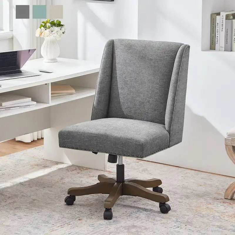 Huimo Home Office Desk Chair with Wheels, 360 Swivel