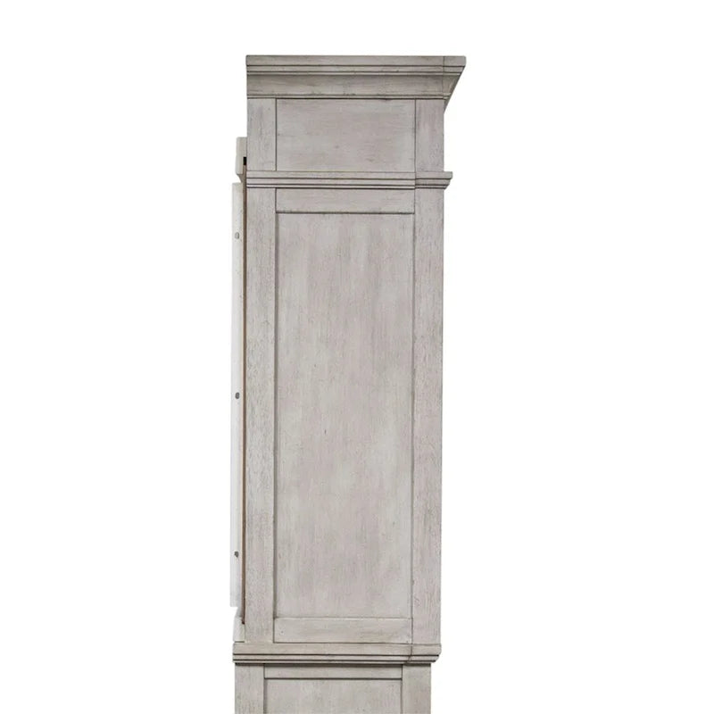 Heartland Antique White Tobacco Entertainment Center