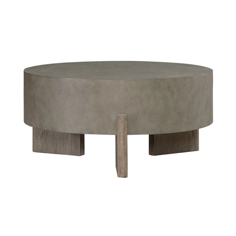 Affinity Dusty Taupe & Concrete 3 Piece Round Cocktail Table Set