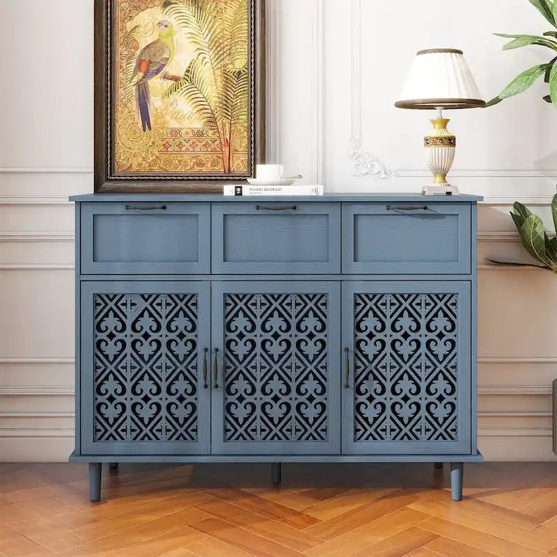 3 Door 3 Drawer Cabinet for Bedroom Living Room