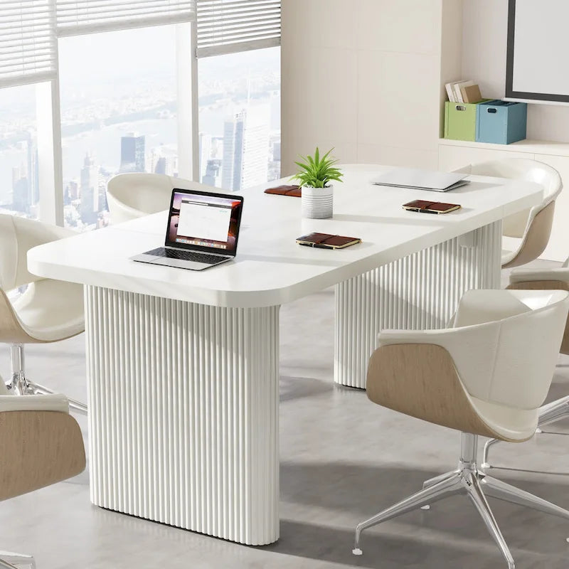 63 Computer Desk for Home Office, Simple Rectangular Writing Table for Study Room Bedroom