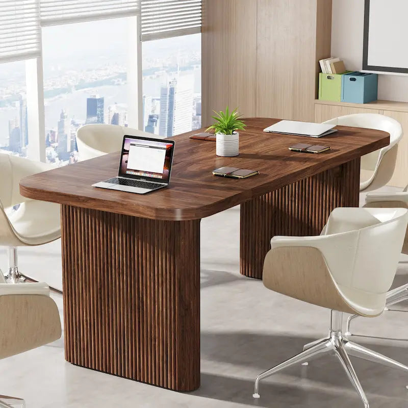 63 Computer Desk for Home Office, Simple Rectangular Writing Table for Study Room Bedroom