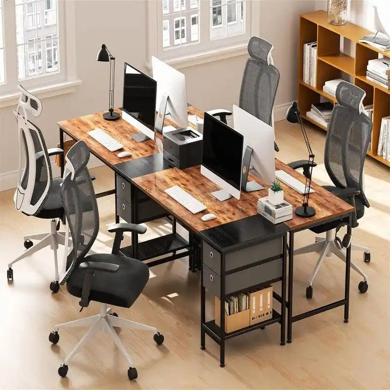 Computer Desk with Drawers 47 Study Writing Desks