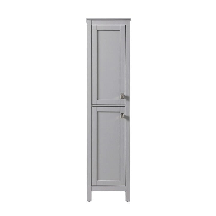 Indigo Home 16 Inch Bathroom Linen Storage Freestanding Cabinet