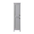 Indigo Home 16 Inch Bathroom Linen Storage Freestanding Cabinet