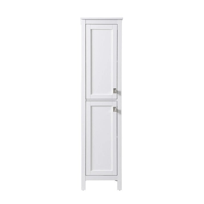 Indigo Home 16 Inch Bathroom Linen Storage Freestanding Cabinet