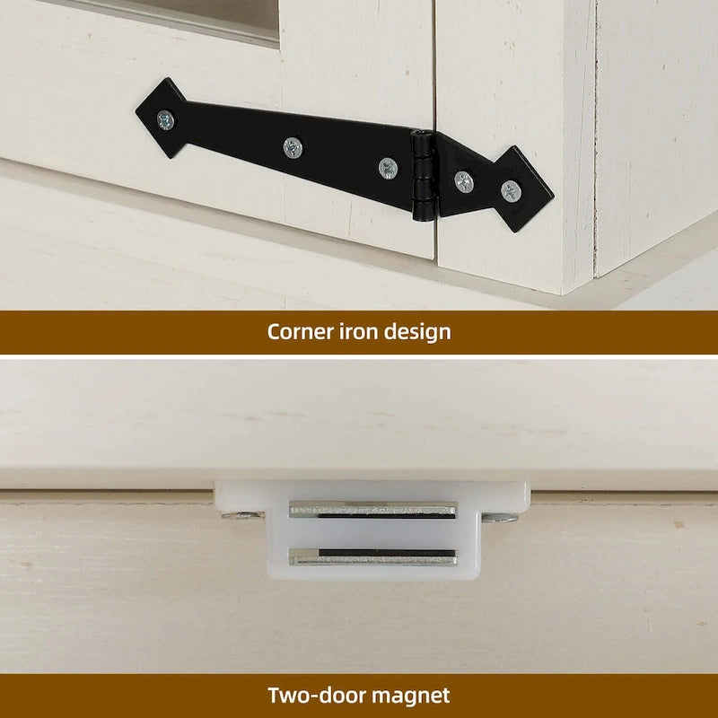 Farmhouse Kitchen Pantry Storage Cabinets